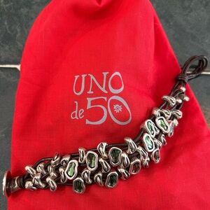 UNO de 50 Silver-Plated Sweet Danger Bracelet